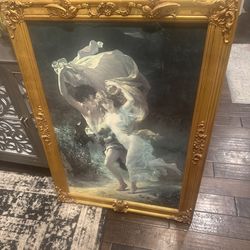 The storm with antique frame