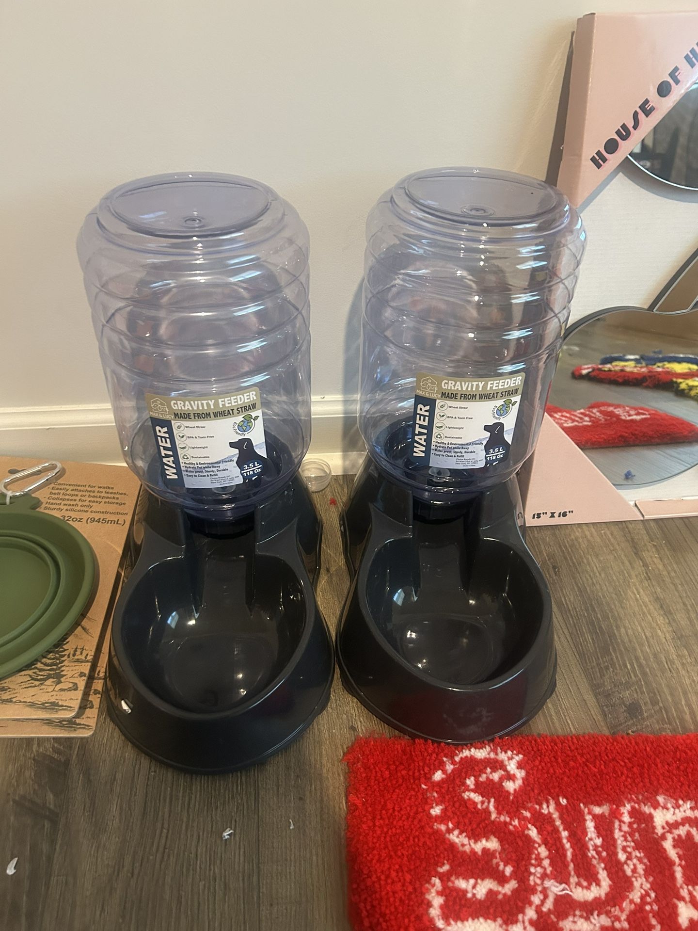 Dog Bowls $15 Dollars A Piece