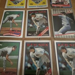 Rodger Clemens Collectible Cards In Plastic 
