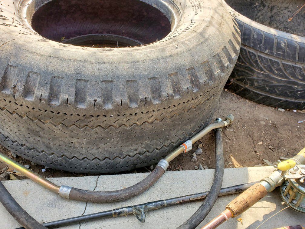 Backhoe tire