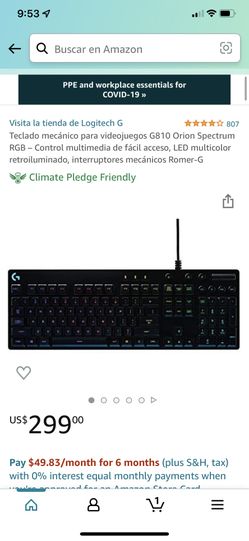 Logitech G 810 Orion Spectrum 