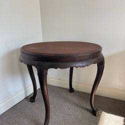 Antique Carved Wood Table