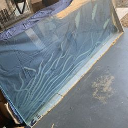 TEMPERED SHOWER GLASS 90x381/2 DESIGN