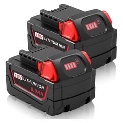 6.0Ah 18V Battery Replacement for Milwaukee 18v Battery