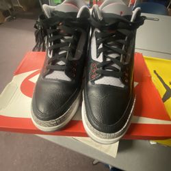 Jordan 3 Sz 11.5 Black Cement 