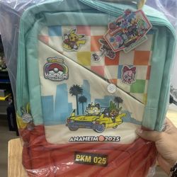 Pikachu Backpack - 2025 Pokemon World Championships Backpack Anaheim Exclusive