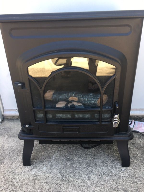 Sylvania Electric Fireplace Heater Black Fire Place For In Sylvania Electric Fireplace Heater Black Fire Place For In Mount Dora Fl Offerup