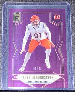 2025 Donruss Elite Trey Hendrickson Purple #08/49
