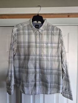 Dockers Men's Plaid Button-Down Shirt for men size XL i want $ 8 dollars