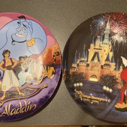 Set of 2- Disney collectible plates- limited edition