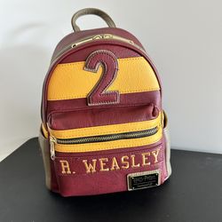 NEW Harry Potter Gryffindor RON WEASLEY #2 Quidditch Uniform Cosplay Mini Backpack