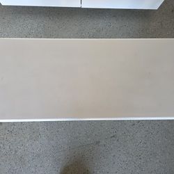 White Wood Bench