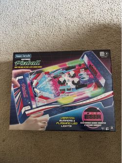 Retro Arcade Electronic Pinball Game – New in Box w/ LED Lights & Sound