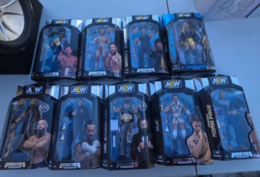 AEW wrestling figures