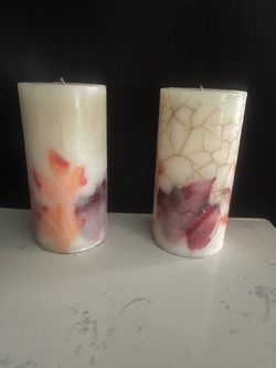 2 Brand New Decorative Candles