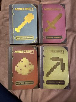 Set 4 Minecraft Books