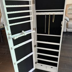 Jewelry Cabinet With Mirror 