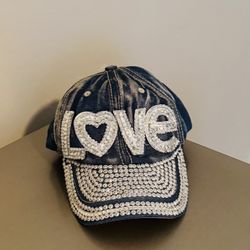 Bling Rhinestone Cap