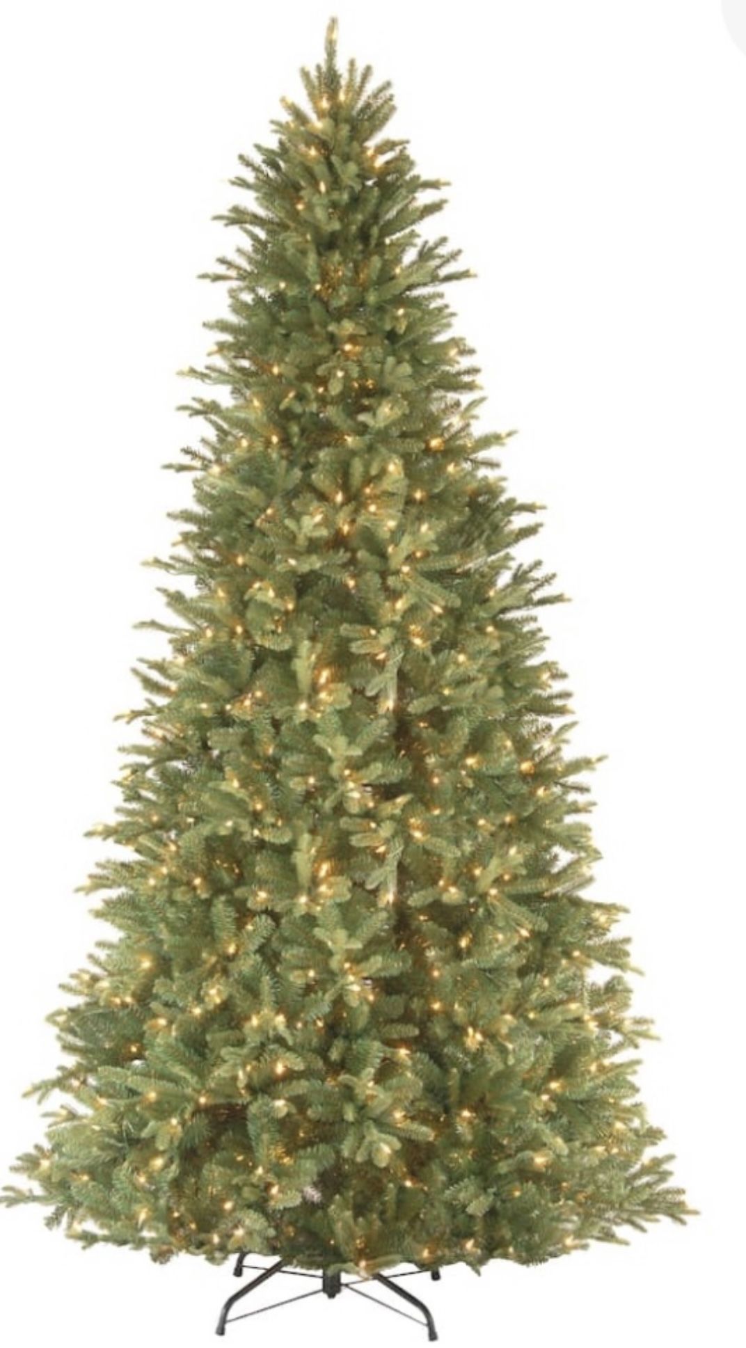 Very Realistic 9 " Christmas Tree With Micro Led Lights Attached
