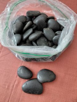 Black Decorative Rock