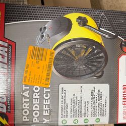 DuraHeat Electric Forced Air Heater, model EUH1500, designed for spaces up to 250 square feet