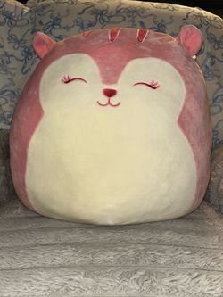 BAM Exclusive Amina the Squirrel with Rainbow Tail Squishmallow