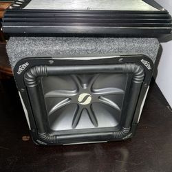 Kicker L7 With Concept 1500 Watt Amp Mint Condition 
