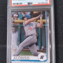 2019 Topps Pro Debut Pete Alonso Rookie Year PSA 10