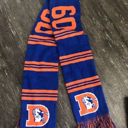 Denver Broncos Winter Knit Scarf