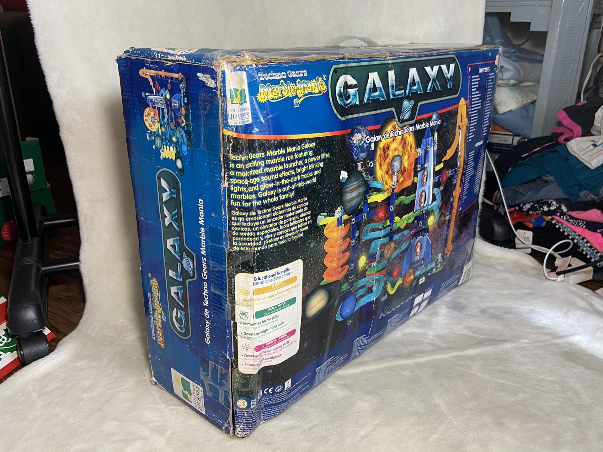 The Learning Journey Techno Gears Marble Mania Galaxy 480 pieces 