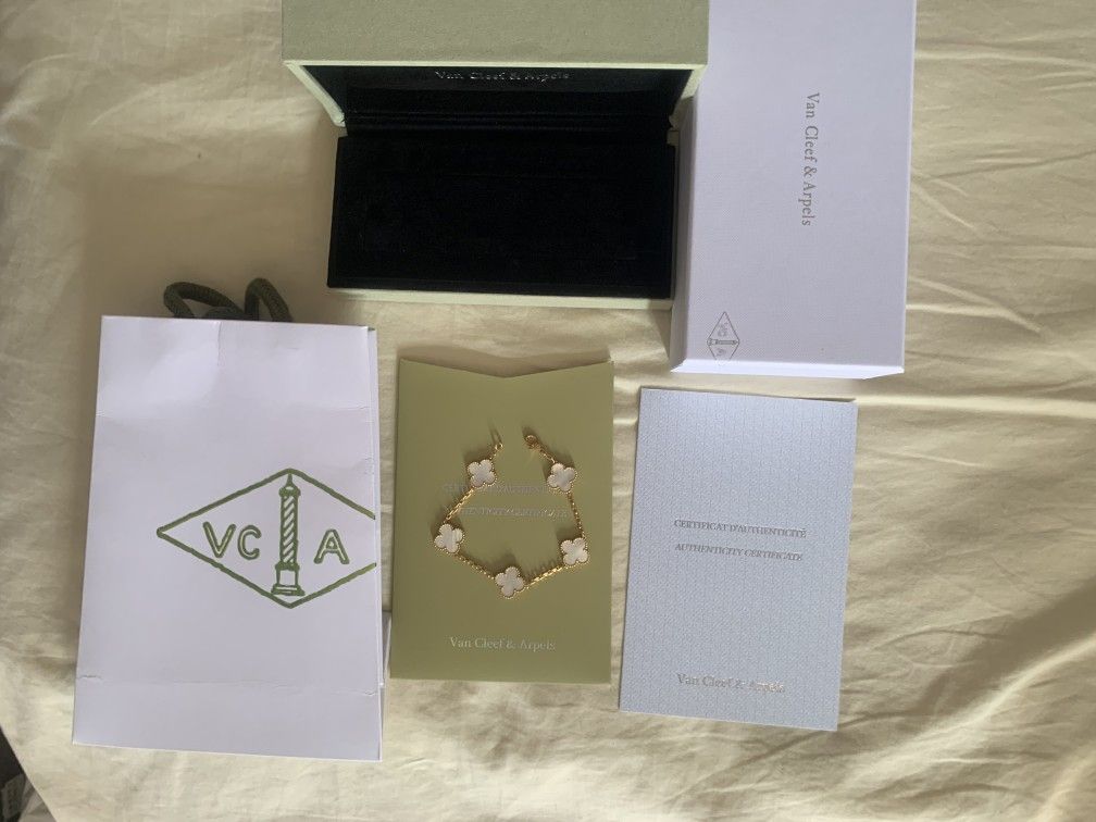 Van Cleef & Arpels – Gold Plated Bracelet, Brand New in Box
