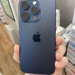 Unlocked iPhone 15 Pro 128GB Blue