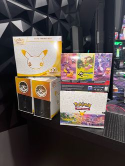 30TH CELEBRATION POKÉMON CARD, ETB AND TIN COLLECTION SEALED