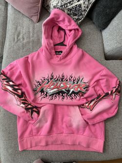 Pink Brainwashed Hellstar Hoodie 