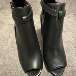 Michael Kors NWT Lawson Open Toe High Heeled Booties NEW! 