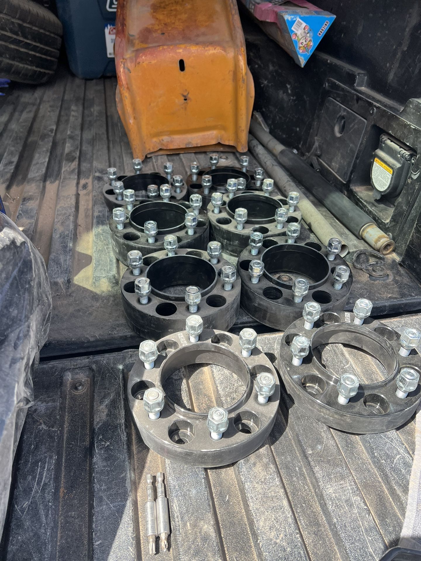 Adaptadores De Camioneta De 6 Birlos Universales De 1 Y 2 Pulgadas Son Acial Quier Troca De 6 Virlos Le Quedan