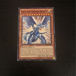 Yu Gi Oh Blue Eyed Shining Dragon 