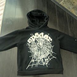 Black Spider Hoodie Size Small