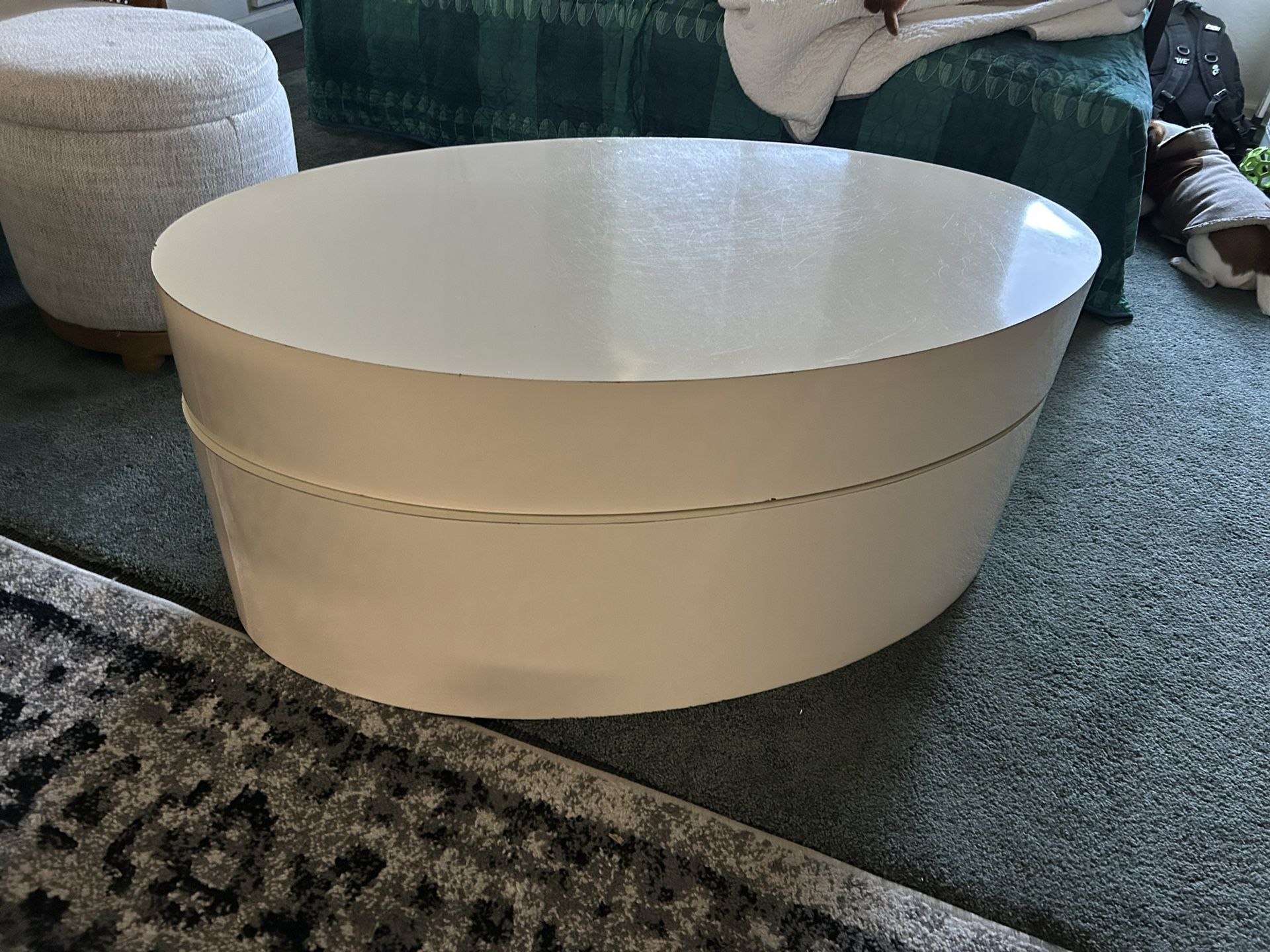 Oval Shaped Coffee Table