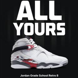 Jordan 8s 7Y Bugs Bunny Brand New