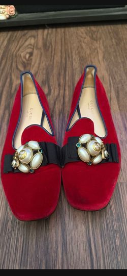 Excellent condition velvet loafers sz 7.5