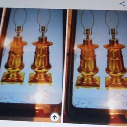Brass Neo Classical Table Lamps
