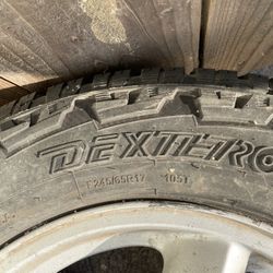 Dextero All terrain tires 245 65r17