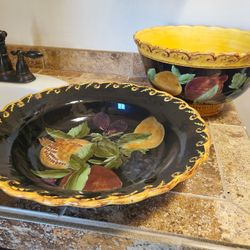 Raymond Waites Bowls 14" 12"