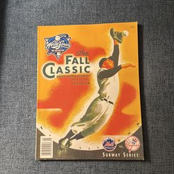 2000 Subway Series World Series Program