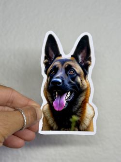 German Shepherd Sticker Decal K9 Dog Belgian Malinois