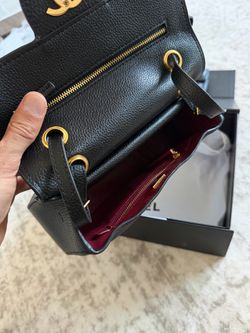 Small black handbag