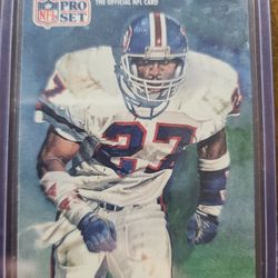 Steve Atwater Hand Painted Pro Set Card