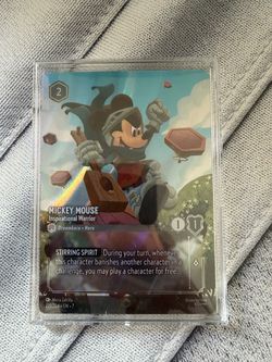 Disney Lorcana Mickey Mouse Inspirational Warrior Enchanted #221/204