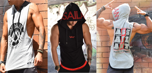 Gym shirt Bodybuilding Stringer Hoodie Tank Top Muscle Tank Top Sleeveless workout